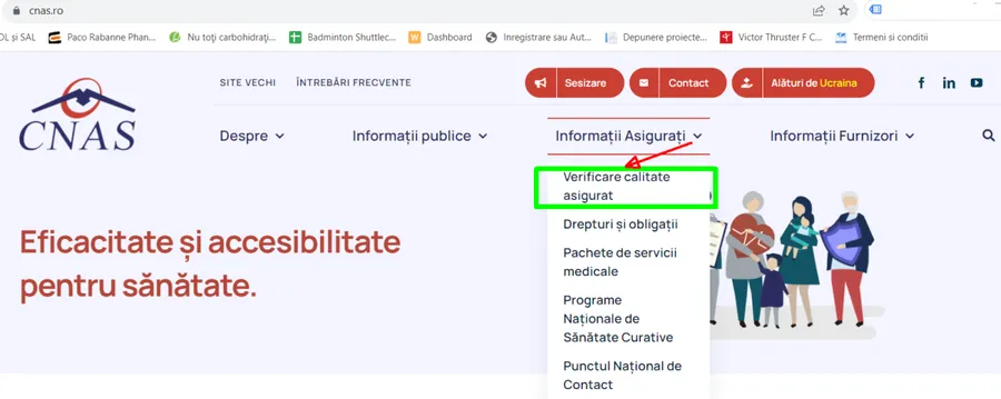 verificare asigurare sanatate